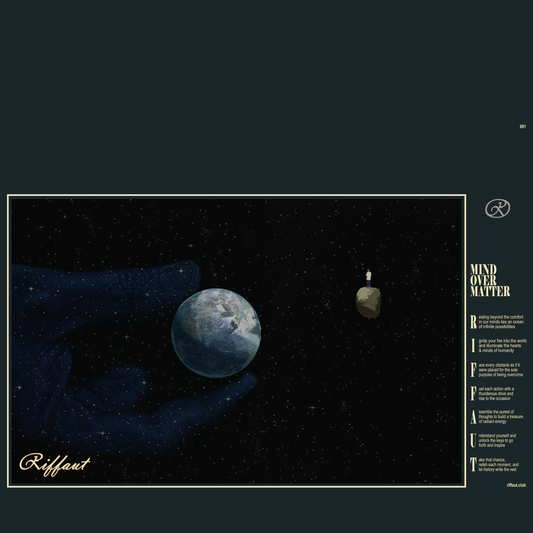 Mind Over Matter A3 Graphic Poster